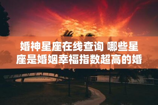 婚神星座在线查询 哪些星座是婚姻幸福指数超高的婚神