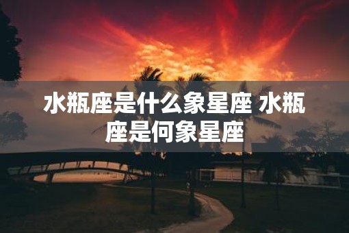 水瓶座是什么象星座 水瓶座是何象星座 水瓶座是什么象星座 水瓶座是何象星座
