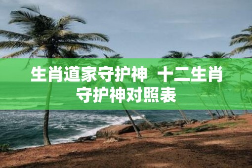 生肖道家守护神  十二生肖守护神对照表