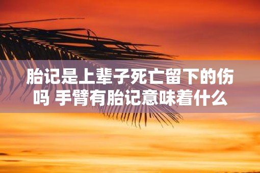 胎记是上辈子死亡留下的伤吗 手臂有胎记意味着什么