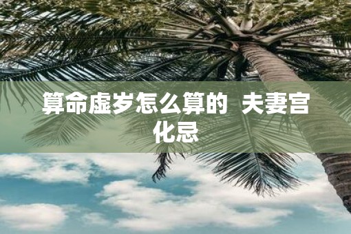 算命虚岁怎么算的  夫妻宫化忌