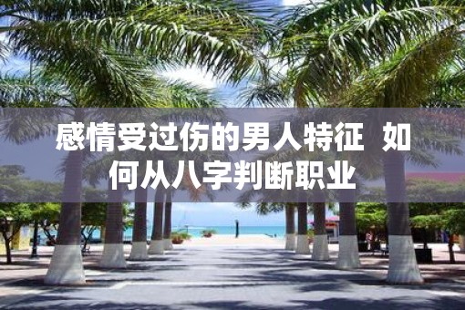 感情受过伤的男人特征  如何从八字判断职业