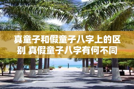 真童子和假童子八字上的区别 真假童子八字有何不同
