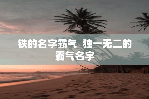 铁的名字霸气  独一无二的霸气名字