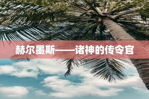 赫尔墨斯——诸神的传令官