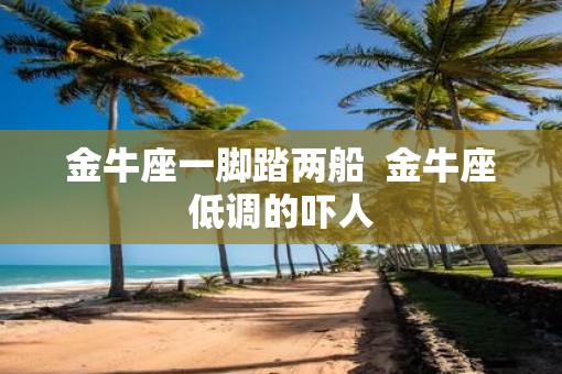 金牛座一脚踏两船  金牛座低调的吓人