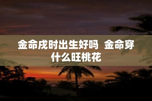 金命戌时出生好吗  金命穿什么旺桃花