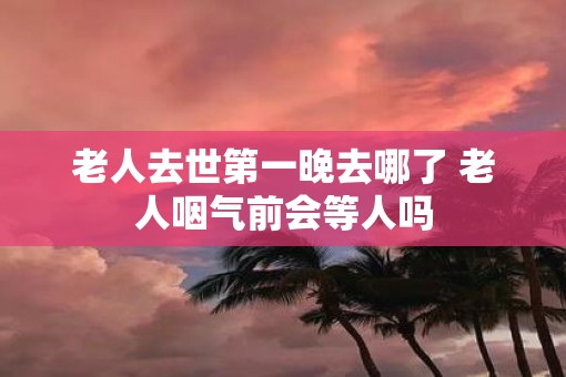 老人去世第一晚去哪了 老人咽气前会等人吗