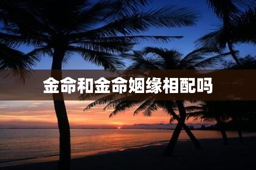 金命和金命姻缘相配吗 金命和金命姻缘相配吗