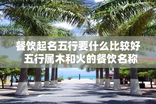 餐饮起名五行要什么比较好  五行属木和火的餐饮名称