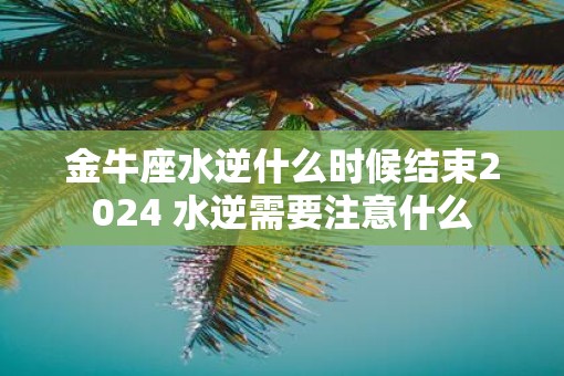 金牛座水逆什么时候结束2025 水逆需要注意什么