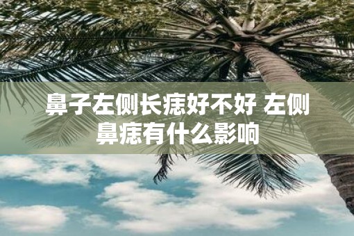 鼻子左侧长痣好不好 左侧鼻痣有什么影响