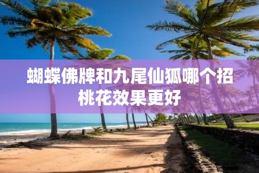 蝴蝶佛牌和九尾仙狐哪个招桃花效果更好