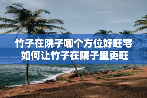 竹子在院子哪个方位好旺宅 如何让竹子在院子里更旺