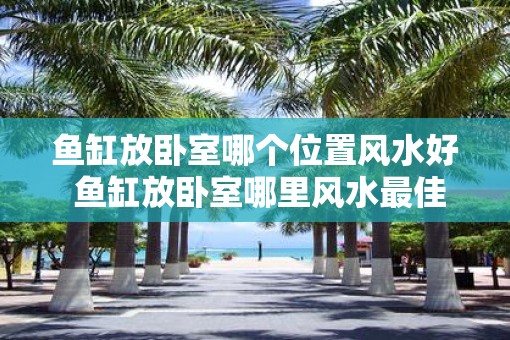 鱼缸放卧室哪个位置风水好 鱼缸放卧室哪里风水最佳