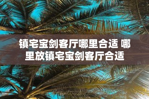 镇宅宝剑客厅哪里合适 哪里放镇宅宝剑客厅合适