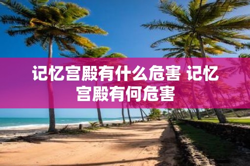 记忆宫殿有什么危害 记忆宫殿有何危害