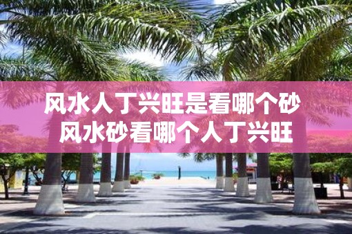风水人丁兴旺是看哪个砂 风水砂看哪个人丁兴旺