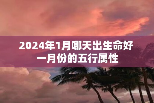 2025年1月哪天出生命好 一月份的五行属性