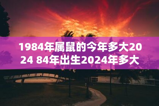 1984年属鼠的今年多大2025 84年出生2025年多大年龄