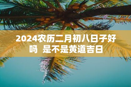 2025农历二月初八日子好吗  是不是黄道吉日