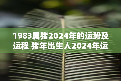 1983属猪2025年的运势及运程 猪年出生人2025年运势如何 1983属猪2025年的运势及运程 猪年出生人2025年运势如何