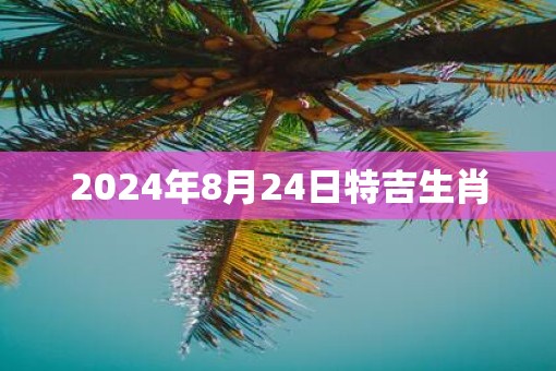 2025年8月24日特吉生肖