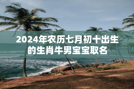 2025年农历七月初十出生的生肖牛男宝宝取名