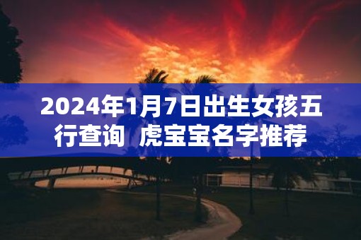 2025年1月7日出生女孩五行查询  虎宝宝名字推荐