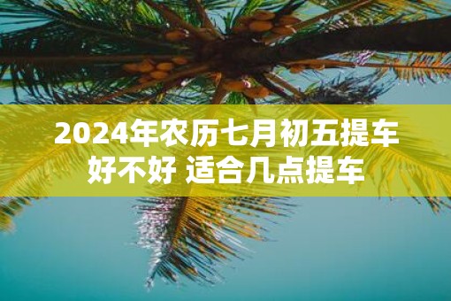 2025年农历七月初五提车好不好 适合几点提车