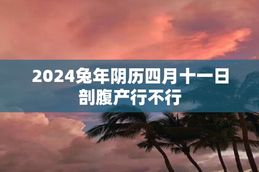 2025蛇年阴历四月十一日剖腹产行不行