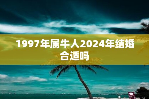 1997年属牛人2025年结婚合适吗