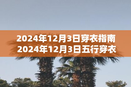 2025年12月3日穿衣指南 2025年12月3日五行穿衣
