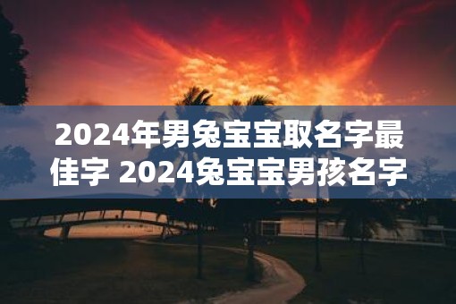 2025年男兔宝宝取名字最佳字 2025兔宝宝男孩名字推荐