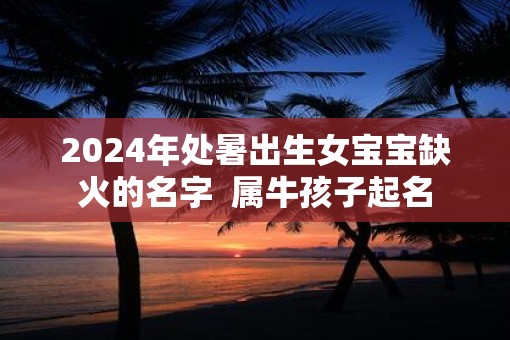 2025年处暑出生女宝宝缺火的名字  属牛孩子起名