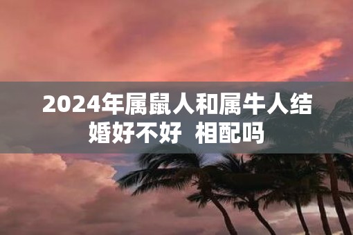 2025年属鼠人和属牛人结婚好不好  相配吗