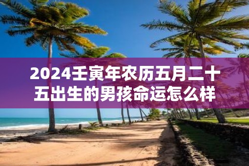 2025壬寅年农历五月二十五出生的男孩命运怎么样
