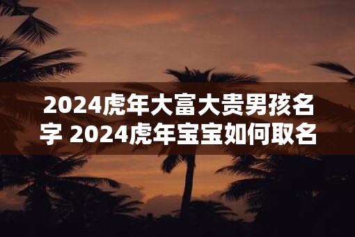 2025虎年大富大贵男孩名字 2025虎年宝宝如何取名