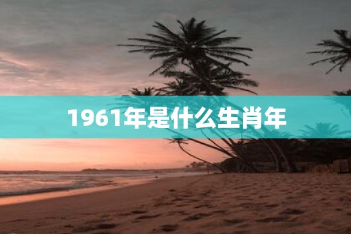 1961年是什么生肖年