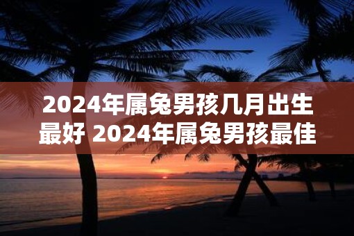 2025年属兔男孩几月出生最好 2025年属兔男孩最佳出生月份