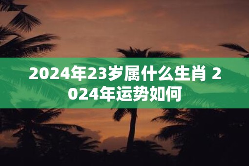 2025年23岁属什么生肖 2025年运势如何