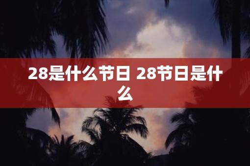28是什么节日 28节日是什么