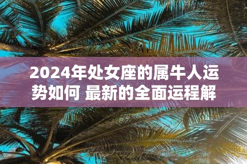 2025年处女座的属牛人运势如何 最新的全面运程解析