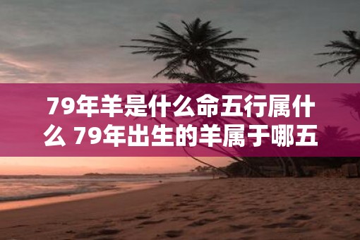 79年羊是什么命五行属什么 79年出生的羊属于哪五行