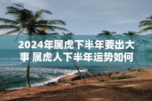 2025年属虎下半年要出大事 属虎人下半年运势如何