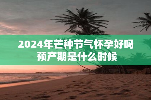 2025年芒种节气怀孕好吗 预产期是什么时候