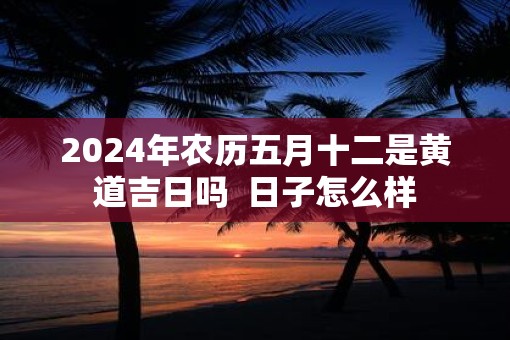 2025年农历五月十二是黄道吉日吗  日子怎么样
