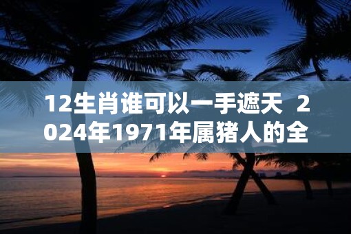 12生肖谁可以一手遮天  2025年1971年属猪人的全年运势女性