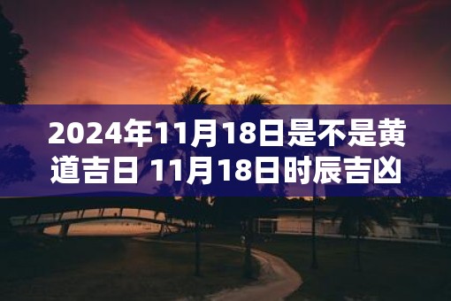 2025年11月18日是不是黄道吉日 11月18日时辰吉凶