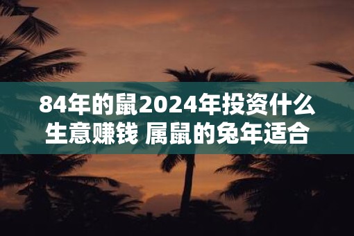84年的鼠2025年投资什么生意赚钱 属鼠的蛇年适合做生意吗